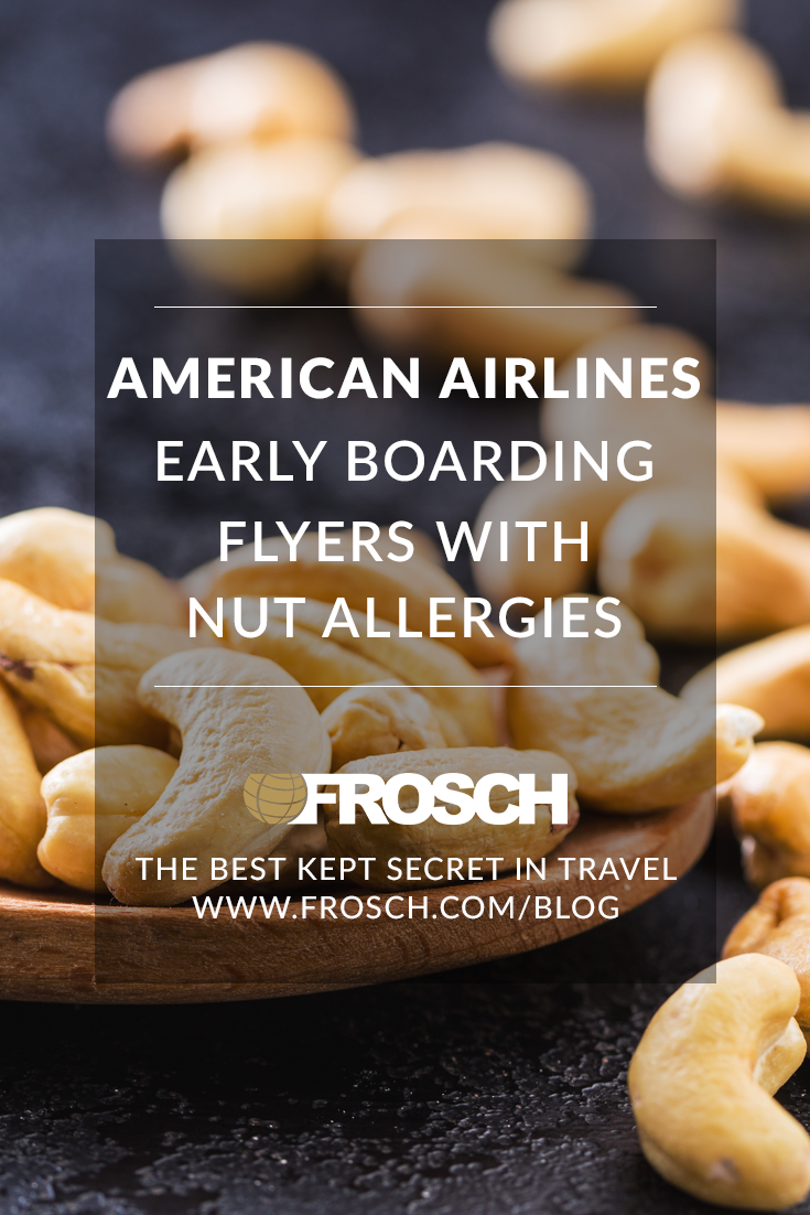 American Begins Early Boarding Flyers with Nut Allergies