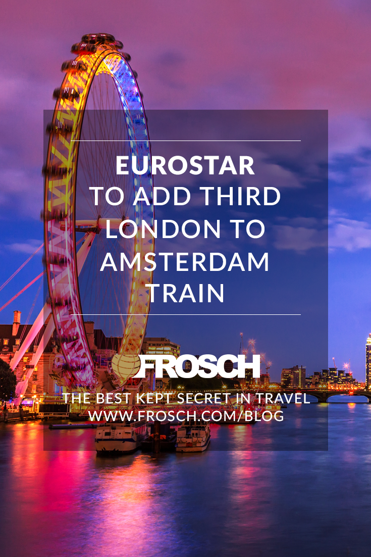 Eurostar to Add Third London to Amsterdam Train