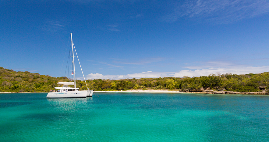 catamaran in antigua