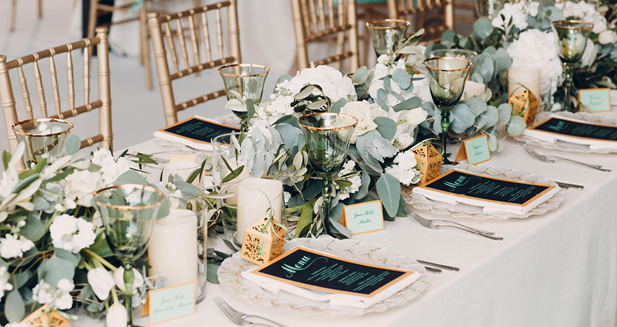 table set up cabo celebration