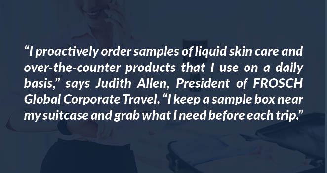 quote from Judith Allen President of FROSCH Global Corporate Travel