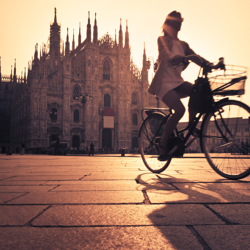 stylish woman in milan, fashion week 2022