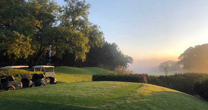 golf with frosch - business meeting view of golf course